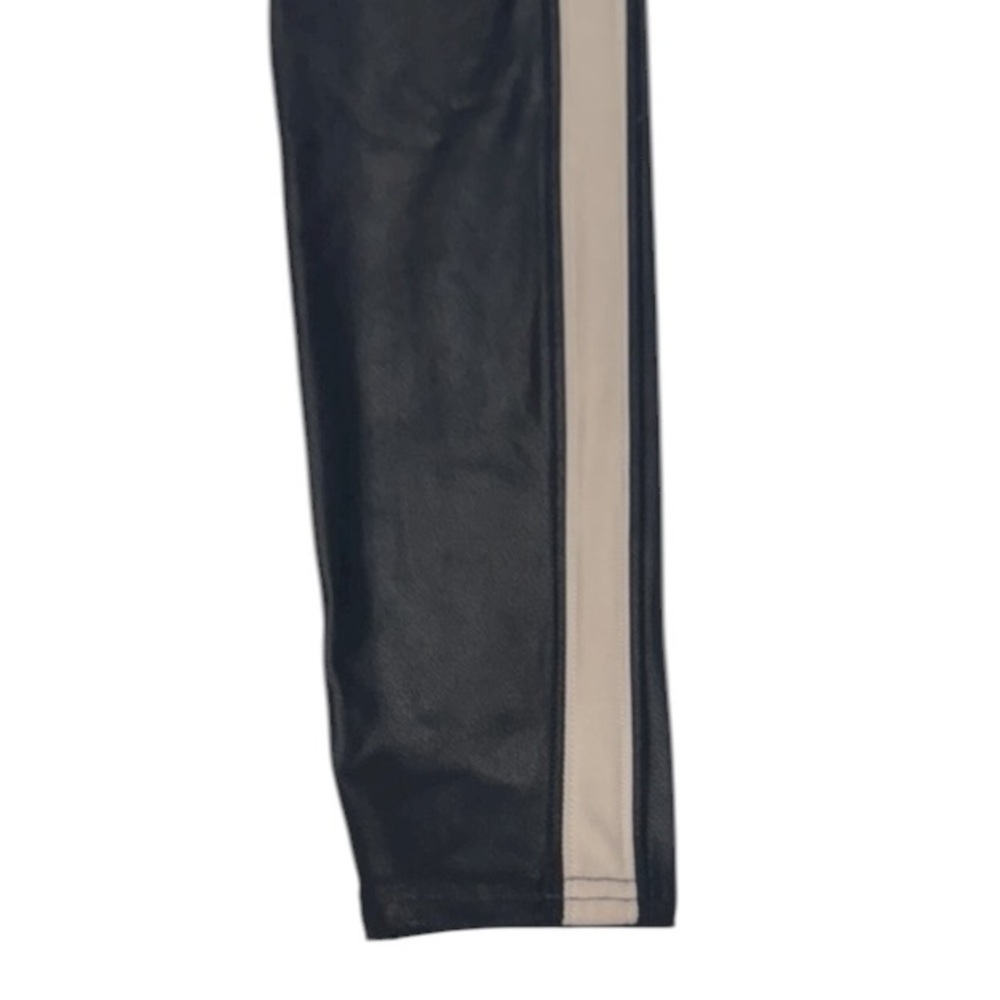 NWOT Spanx Faux Leather Track Stripe Leggings XS - Picture 7 of 9